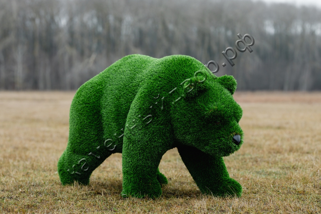 Медведь "Рокки" - газон Deluxe, арт. 1282